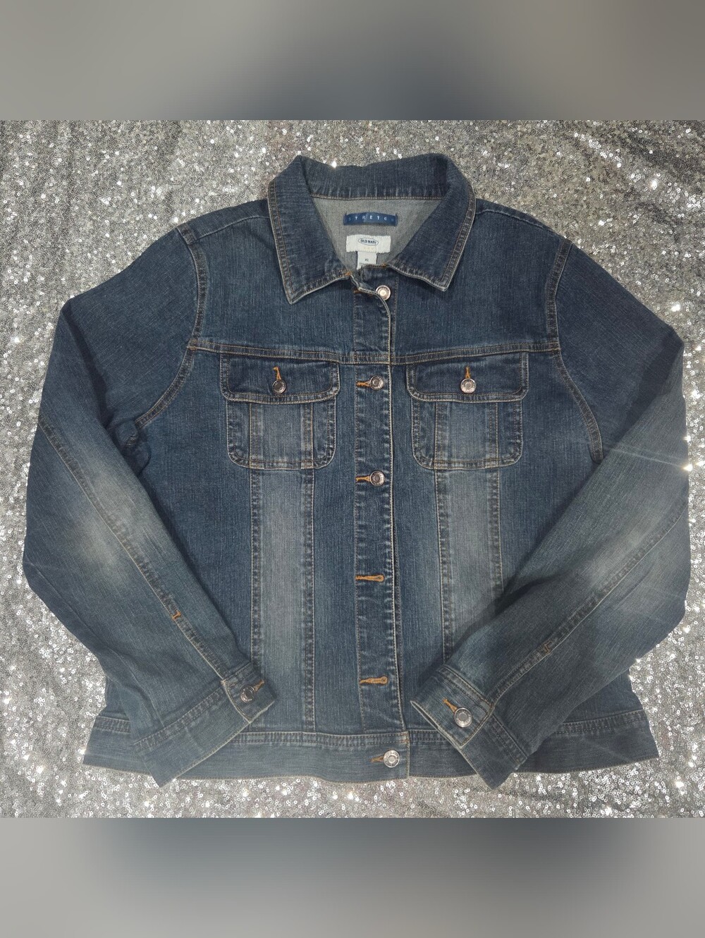 Old Navy Medium Blue Denim Jacket